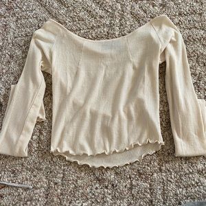 boatneck ribbed long sleeve